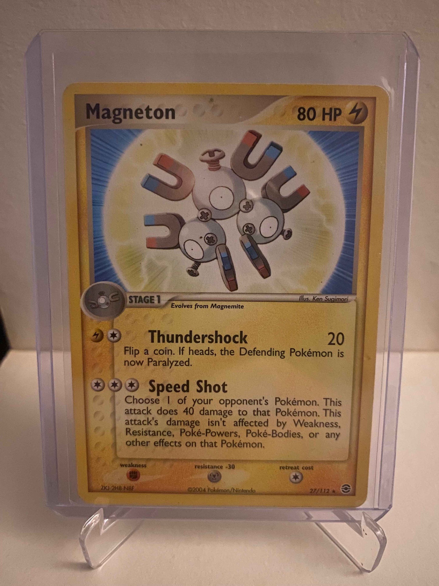 Pokemon kort EX FireRed & LeafGreen - Magneton (27/112) - Pokedexet