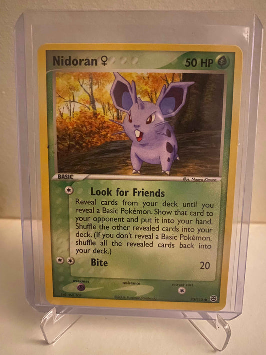Pokemon kort EX FireRed & LeafGreen - Nidoran (70/112) - Pokedexet