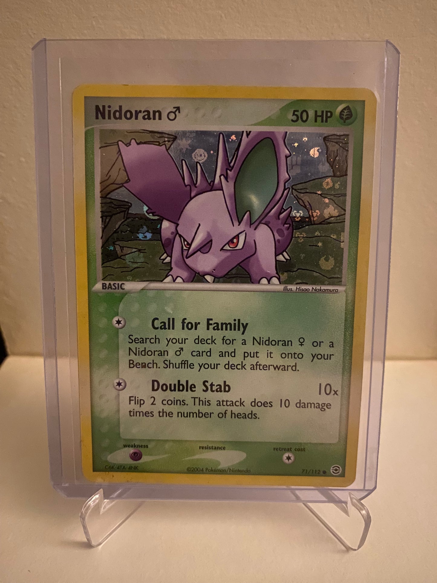 Pokemon EX FireRed & LeafGreen Nidoran Holofoil (71/112)