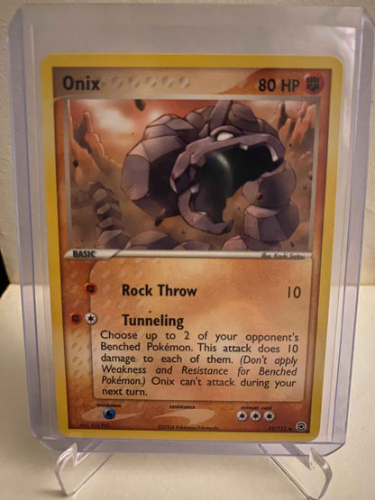 Pokemon kort EX FireRed & LeafGreen - Onix (42/112) - Pokedexet