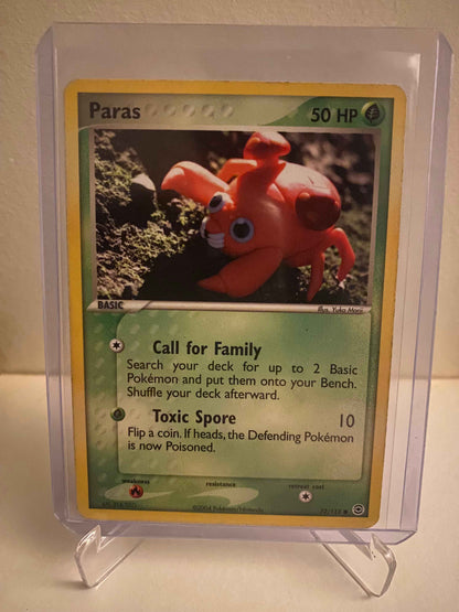 Pokemon kort EX FireRed & LeafGreen - Paras (72/112) - Pokedexet
