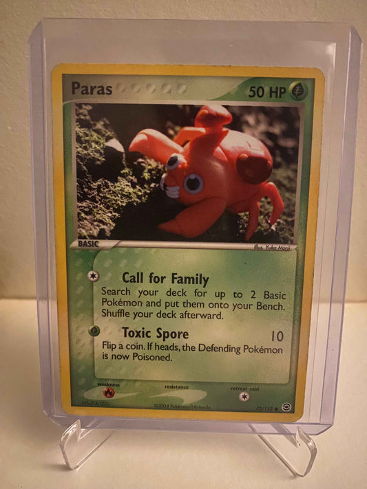 Pokemon kort EX FireRed & LeafGreen - Paras (72/112) - Pokedexet