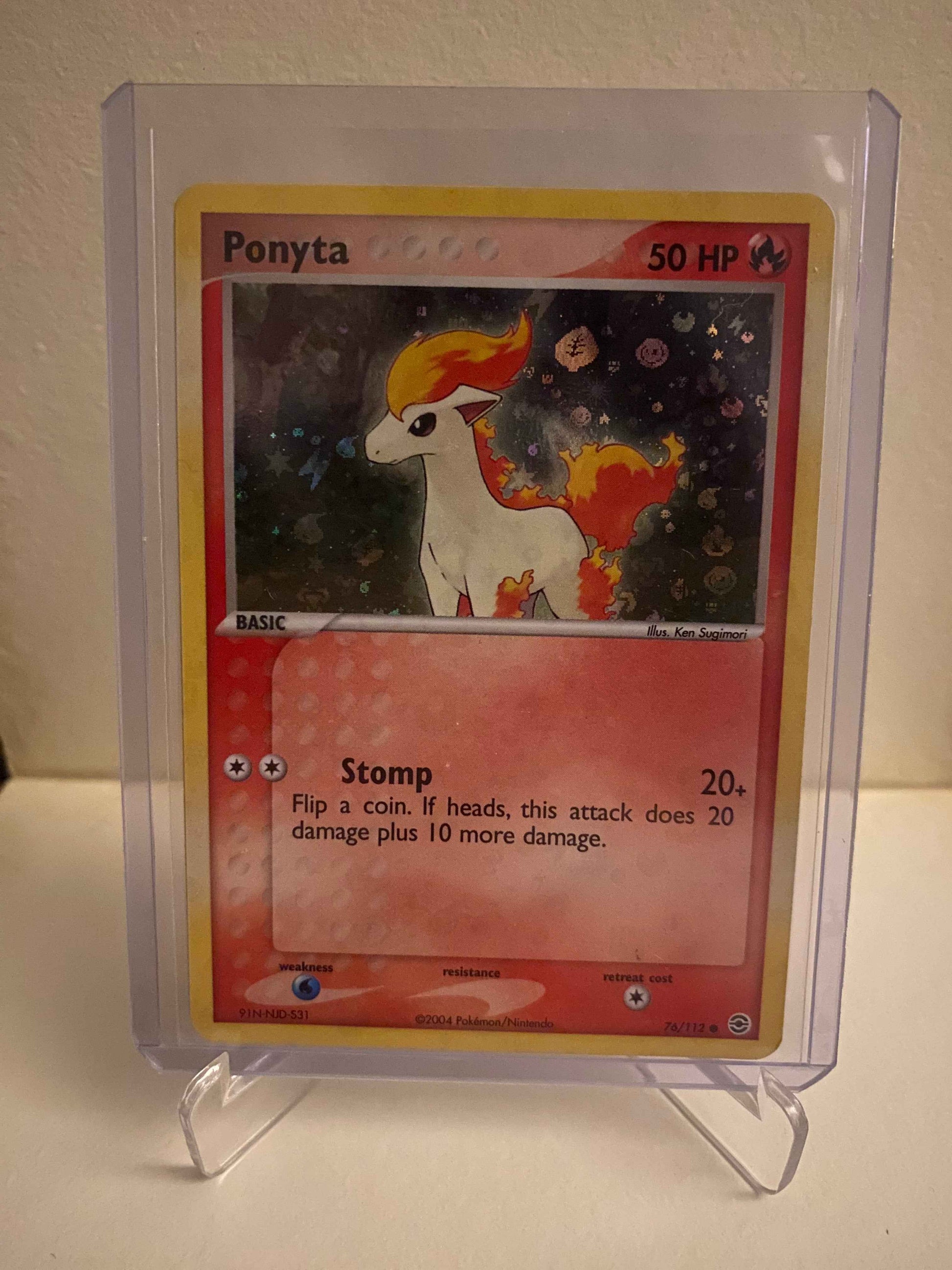 Pokemon kort EX FireRed & LeafGreen - Ponyta Holofoil (76/112) - Pokedexet