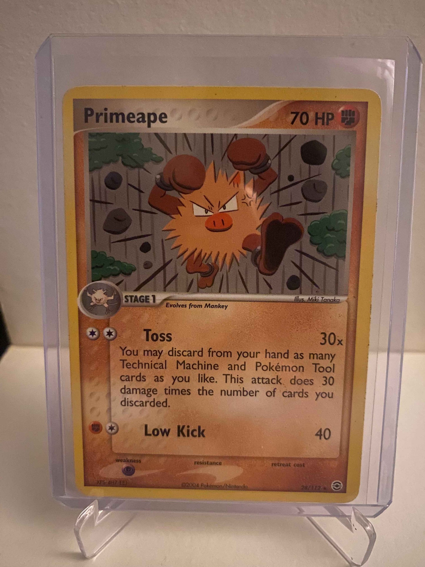 Pokemon kort EX FireRed & LeafGreen - Primeape (28/112) - Pokedexet