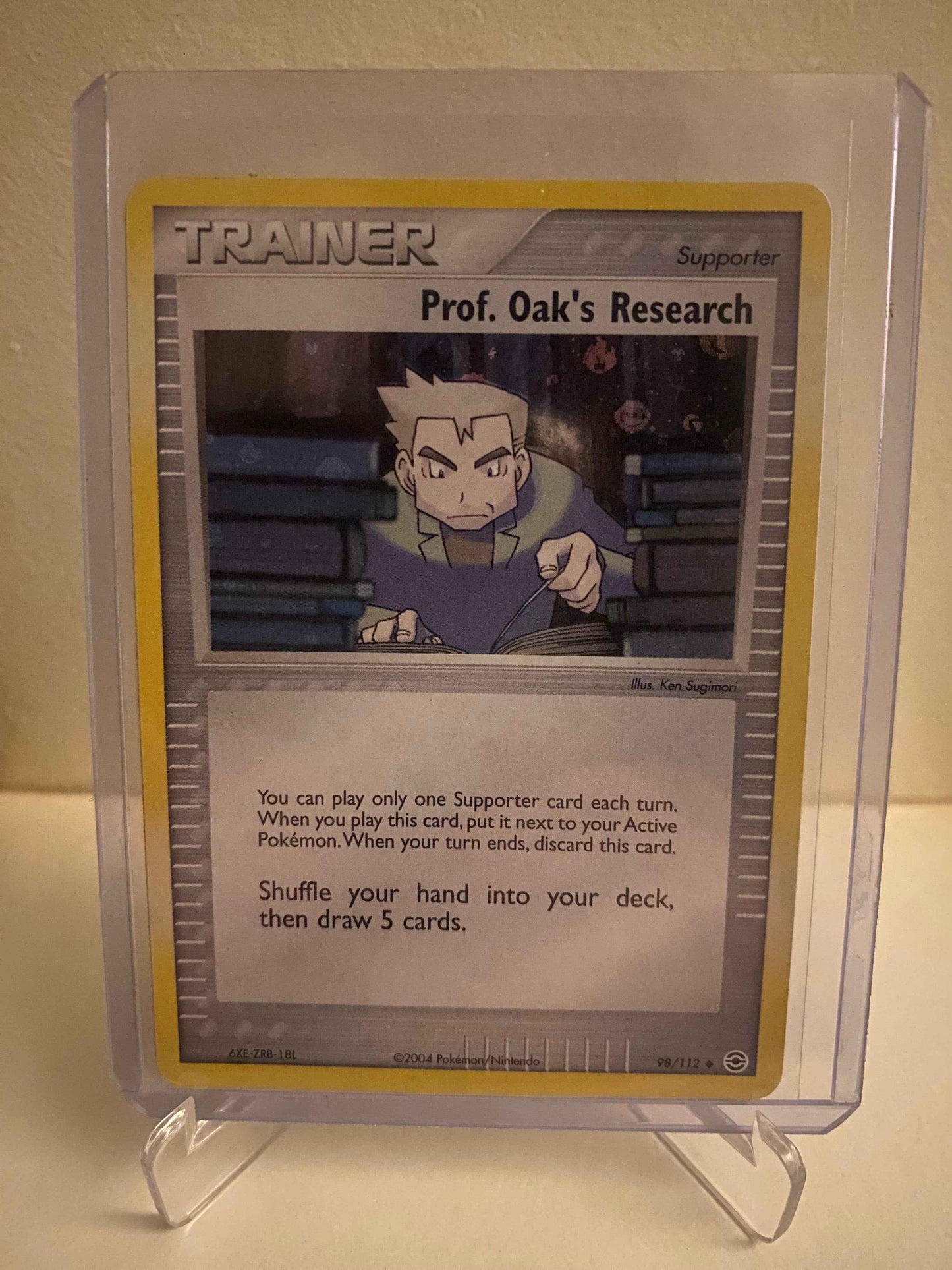 Pokemon kort EX FireRed & LeafGreen - Prof. Oak´s Research Holofoil (98/112) - Pokedexet