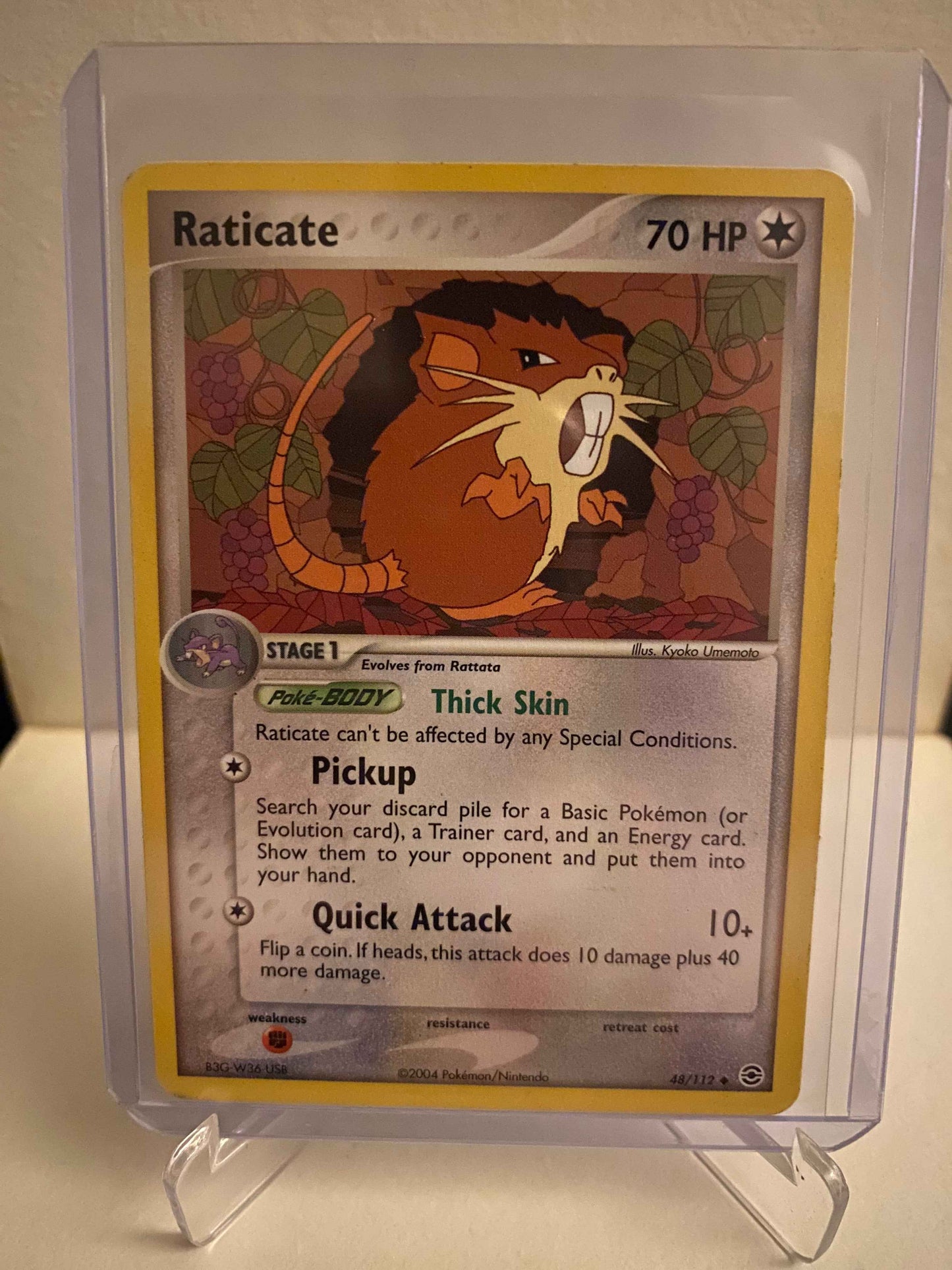 Pokemon kort EX FireRed & LeafGreen - Raticate (48/112) - Pokedexet