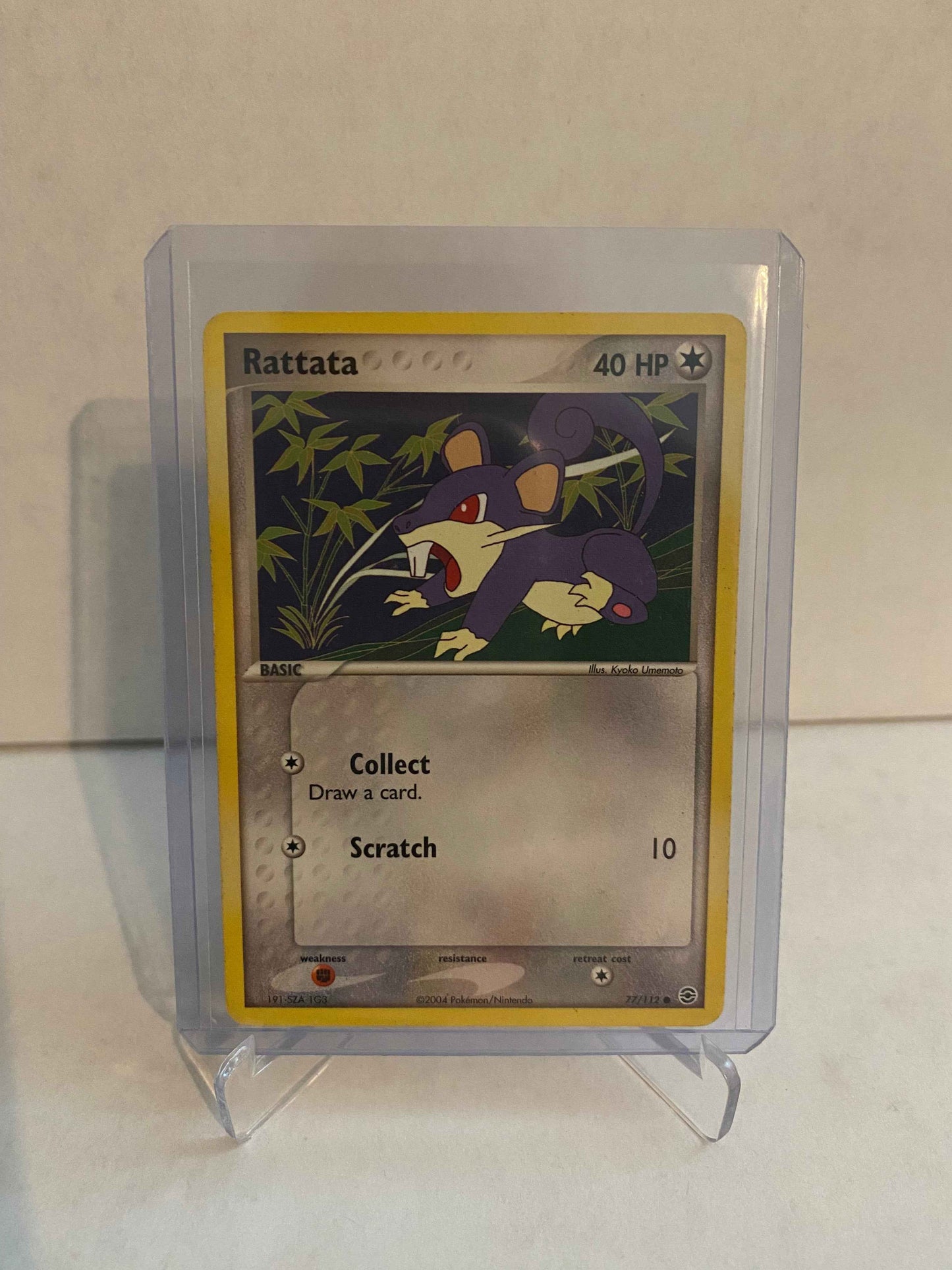 Pokemon kort EX FireRed & LeafGreen - Rattata (77/112) - Pokedexet