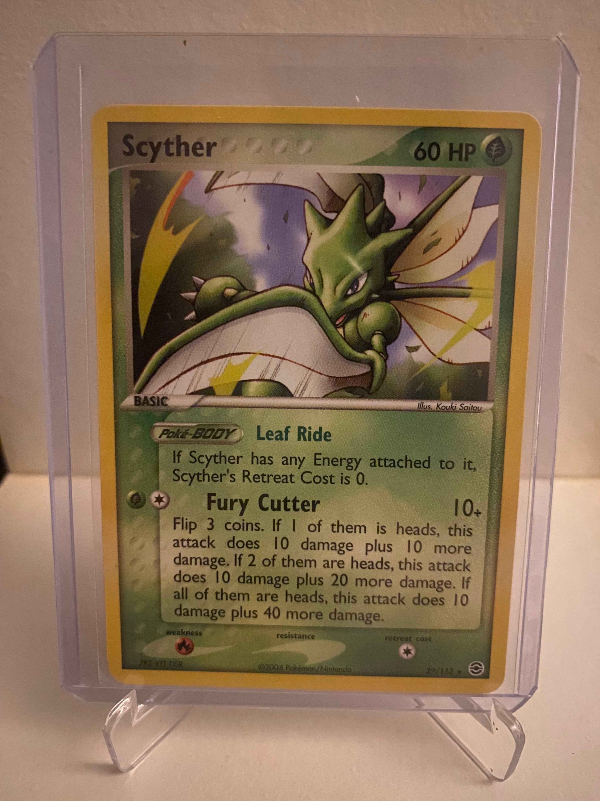Pokemon kort EX FireRed & LeafGreen - Scyther (29/112) - Pokedexet
