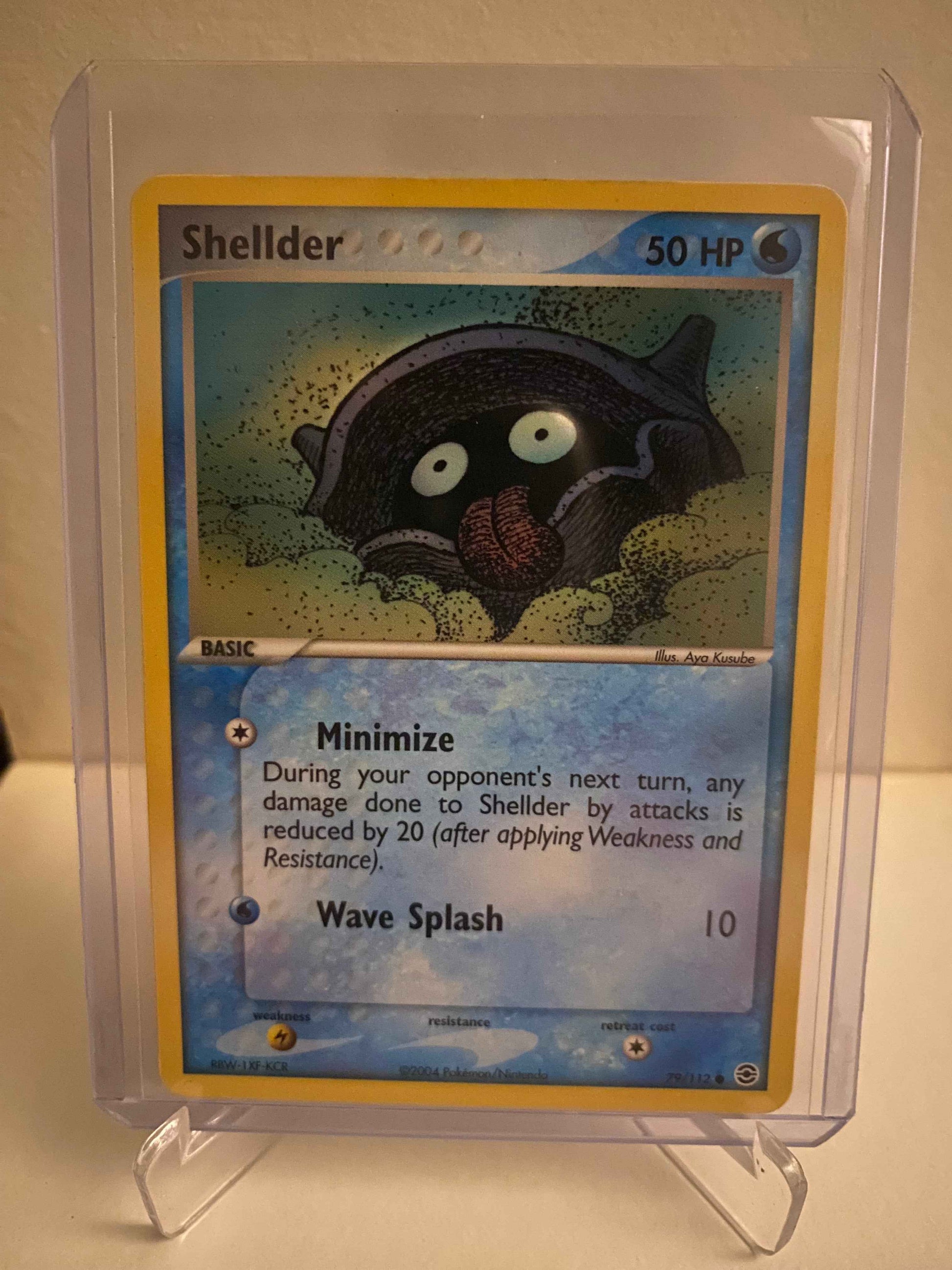 Pokemon kort EX FireRed & LeafGreen - Shellder (79/112) - Pokedexet