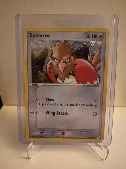 Pokemon EX FireRed & LeafGreen Spearow Holofoil (81/112)