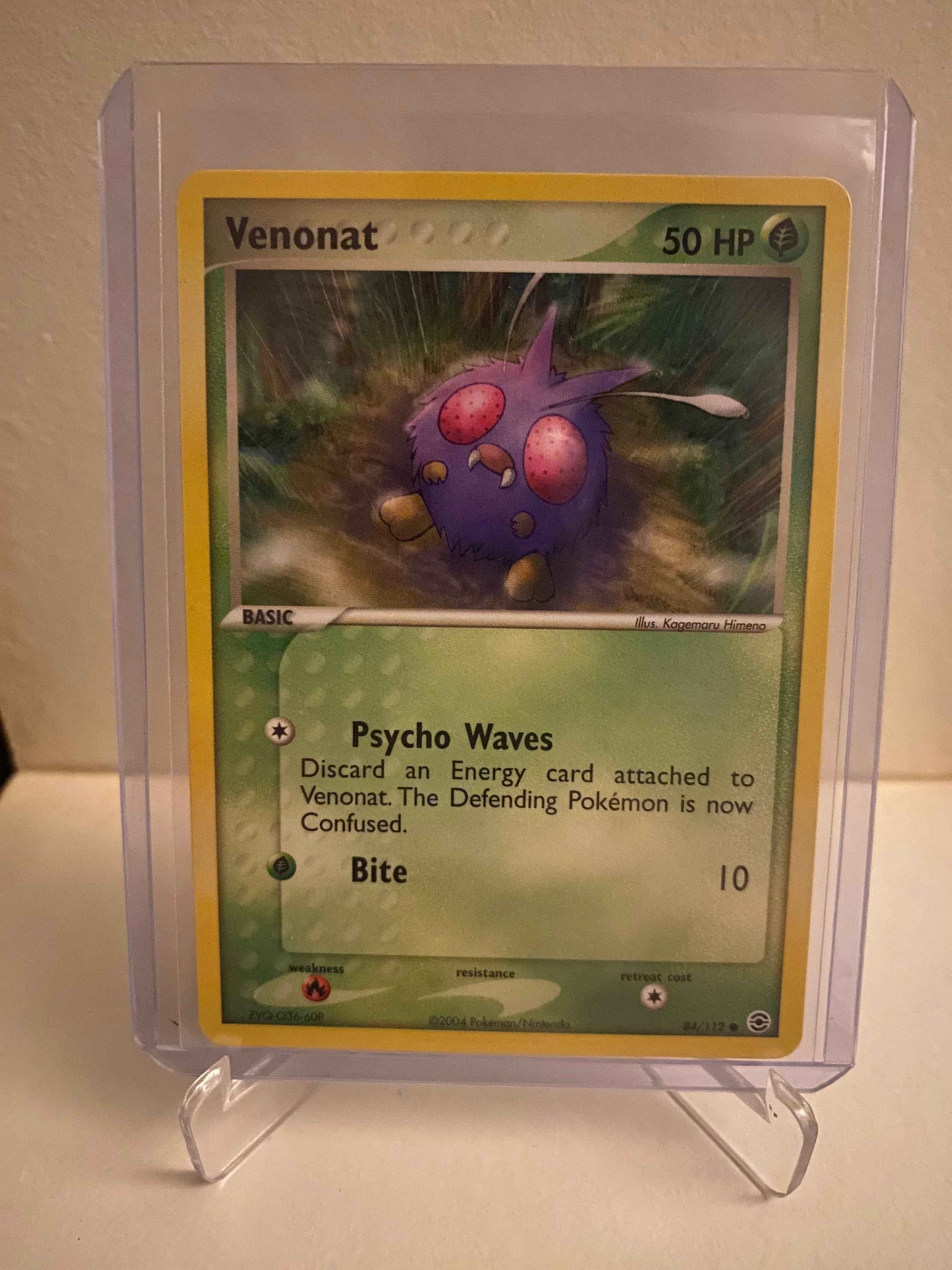 Pokemon kort EX FireRed & LeafGreen - Venonat (84/112) - Pokedexet
