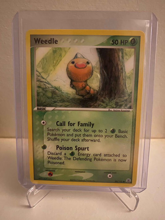 Pokemon kort EX FireRed & LeafGreen - Weedle (86/112) - Pokedexet