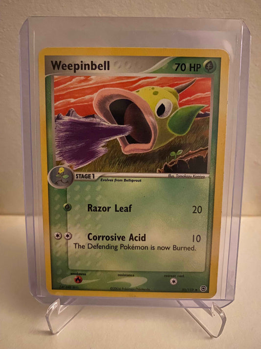 Pokemon kort EX FireRed & LeafGreen - Weepinbell (51/112) - Pokedexet