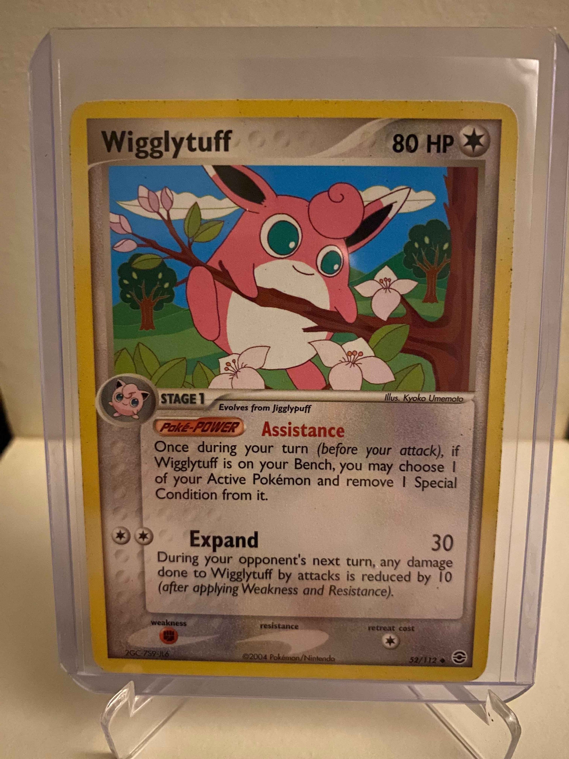 Pokemon kort EX FireRed & LeafGreen - Wigglytuff (52/112) - Pokedexet