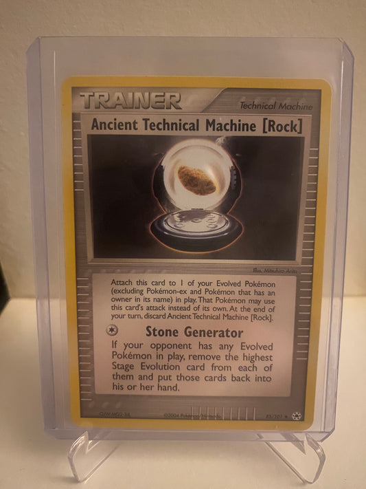 Pokemon EX Hidden Legends Ancint Technical Machine (Rock) (85/101)