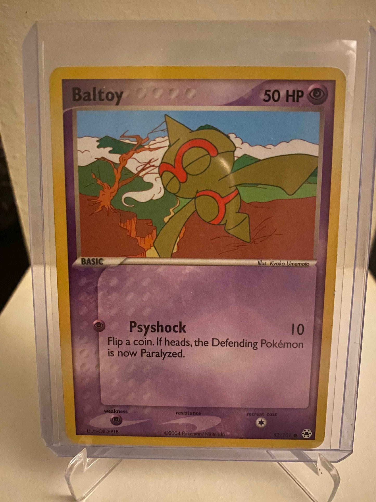Pokemon kort EX Hidden Legends - Baltoy (52/101) - Pokedexet