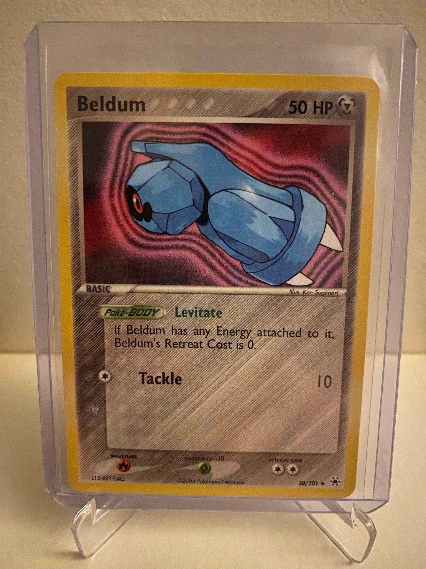 Pokemon kort EX Hidden Legends - Beldum (28/101) - Pokedexet