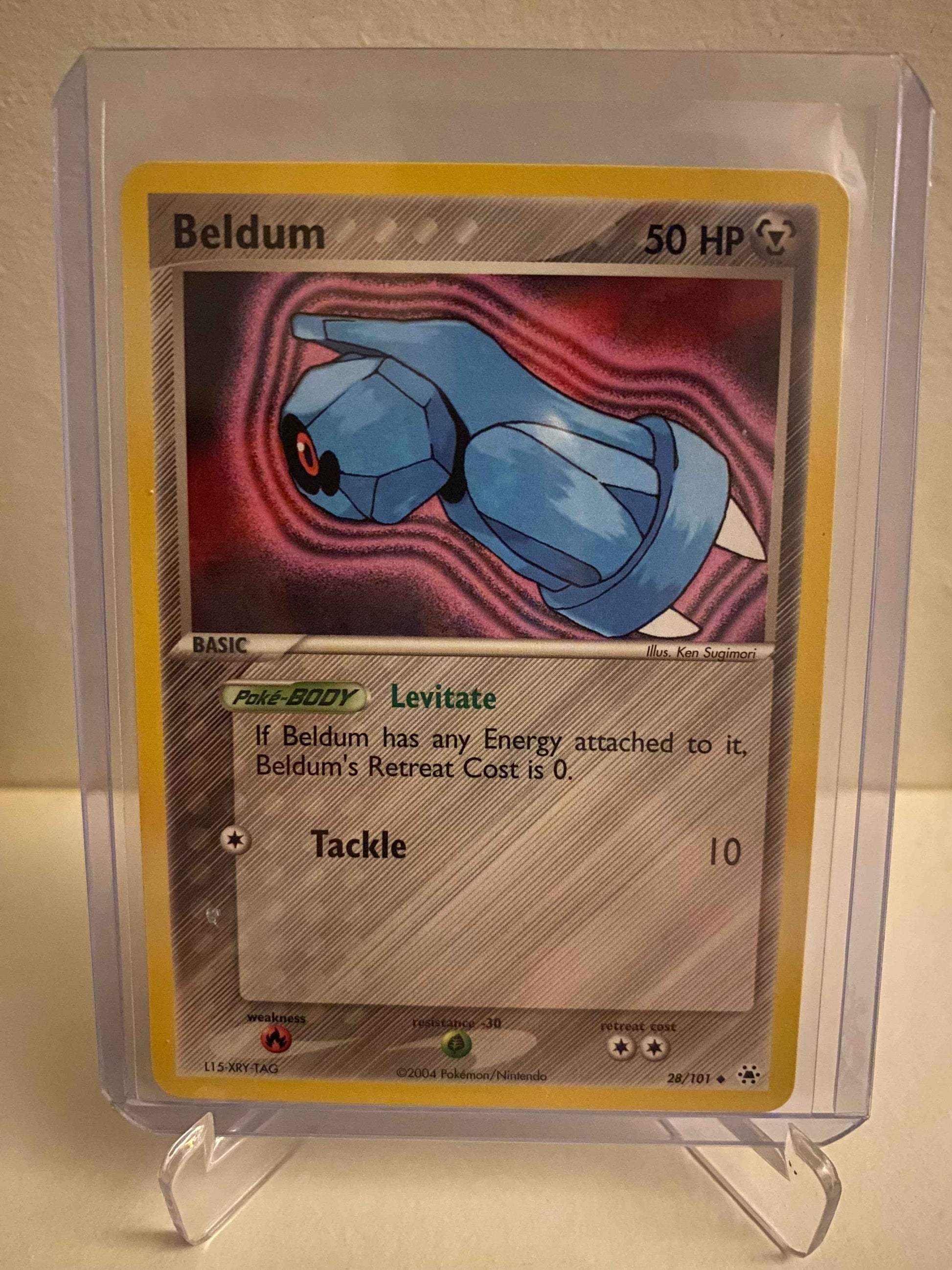 Pokemon kort EX Hidden Legends - Beldum (28/101) - Pokedexet
