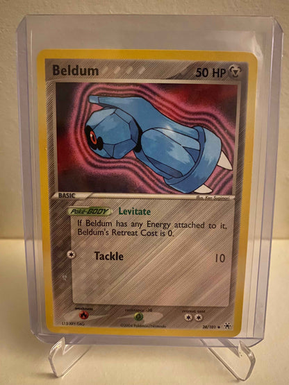 Pokemon kort EX Hidden Legends - Beldum (28/101) - Pokedexet