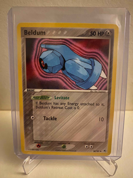 Pokemon kort EX Hidden Legends - Beldum (28/101) - Pokedexet