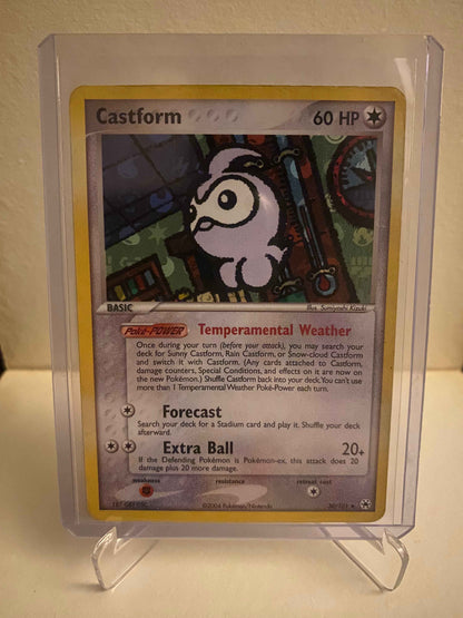 Pokemon kort EX Hidden Legends - Castform Holofoil (30/101) - Pokedexet