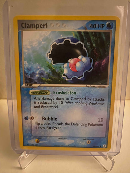 Pokemon kort EX Hidden Legends - Clamperl (58/101) - Pokedexet