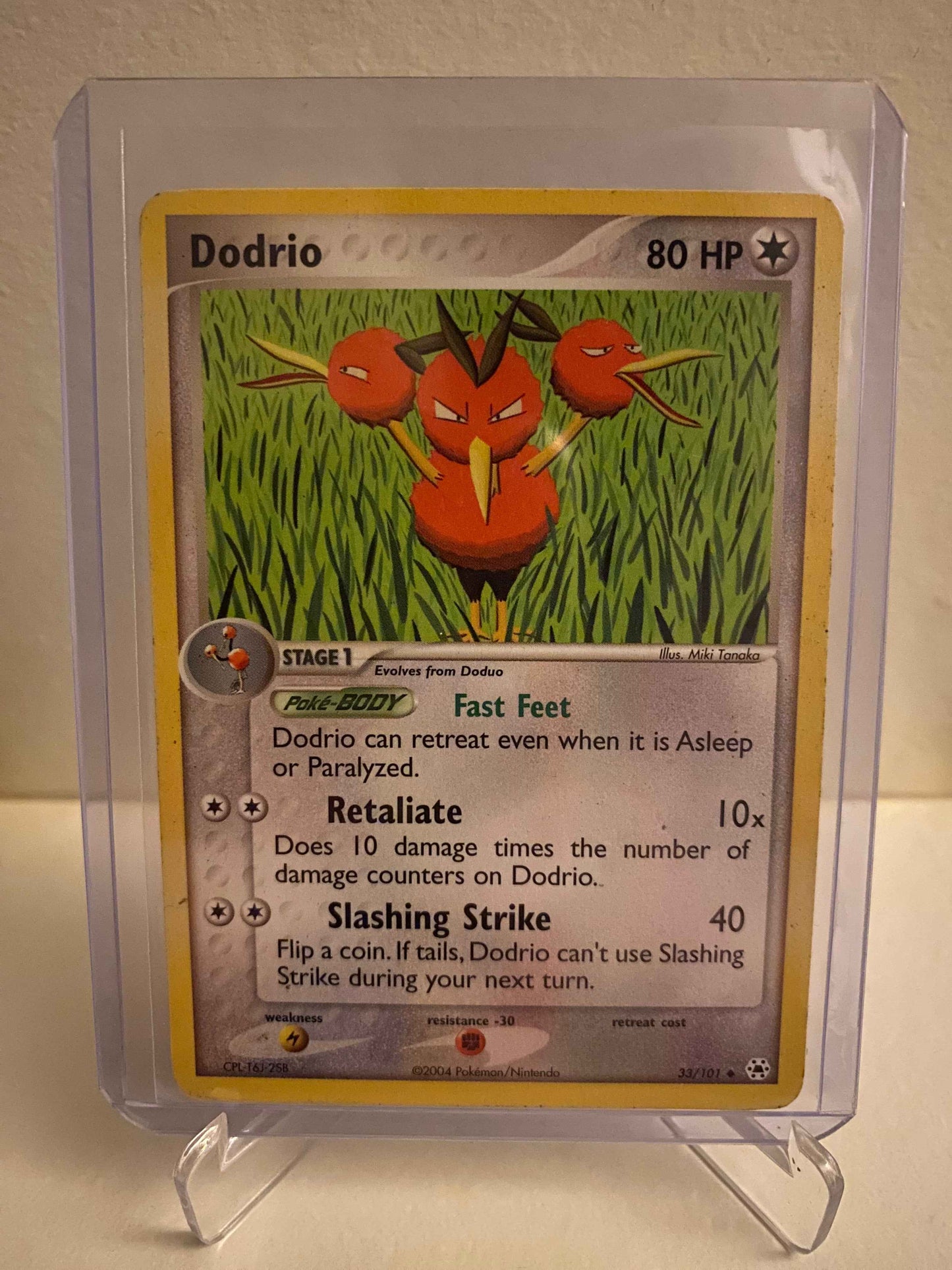 Pokemon kort EX Hidden Legends - Dodrio (33/101) - Pokedexet