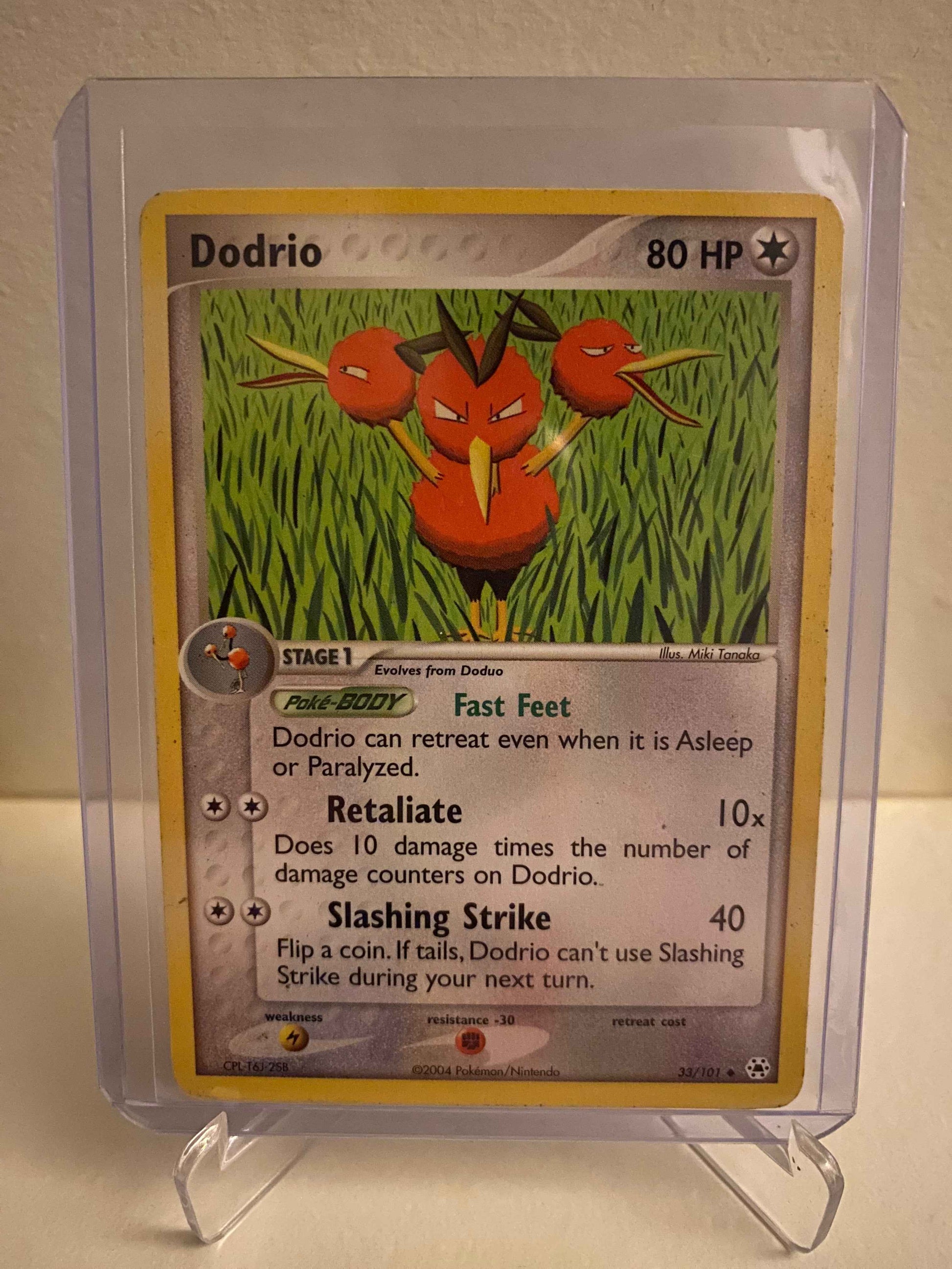 Pokemon kort EX Hidden Legends - Dodrio (33/101) - Pokedexet