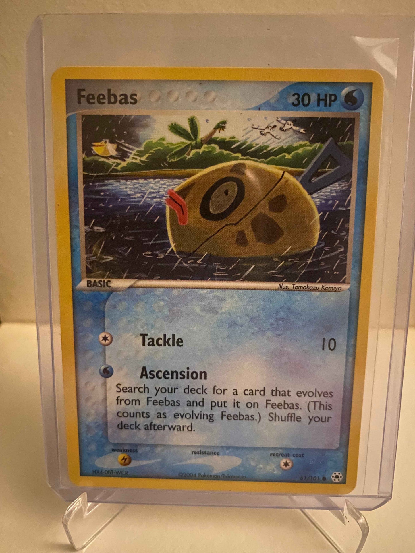 Pokemon kort EX Hidden Legends - Feebas (61/101) - Pokedexet