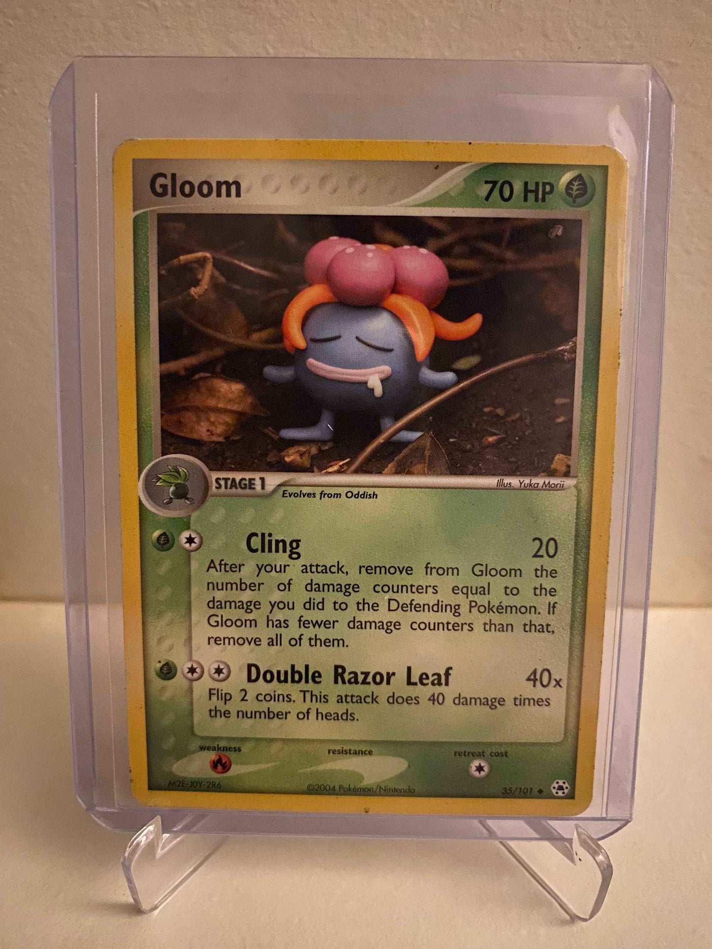 Pokemon kort EX Hidden Legends - Gloom (35/101) - Pokedexet