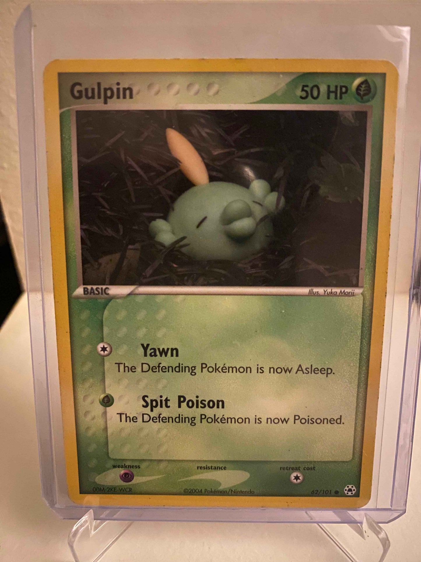 Pokemon kort EX Hidden Legends - Gulpin (62/101) - Pokedexet