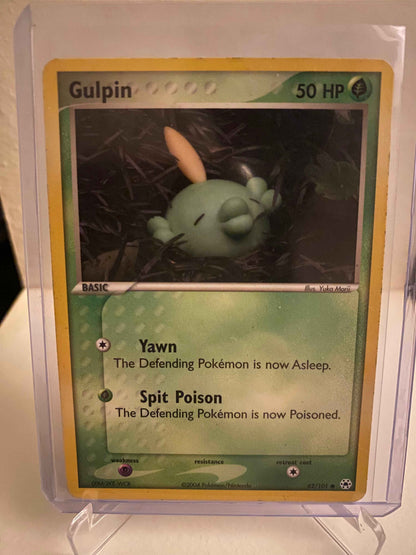 Pokemon kort EX Hidden Legends - Gulpin (62/101) - Pokedexet