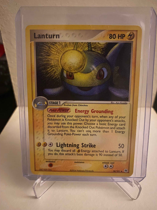 Pokemon kort EX Hidden Legends - Lanturn (38/101) - Pokedexet