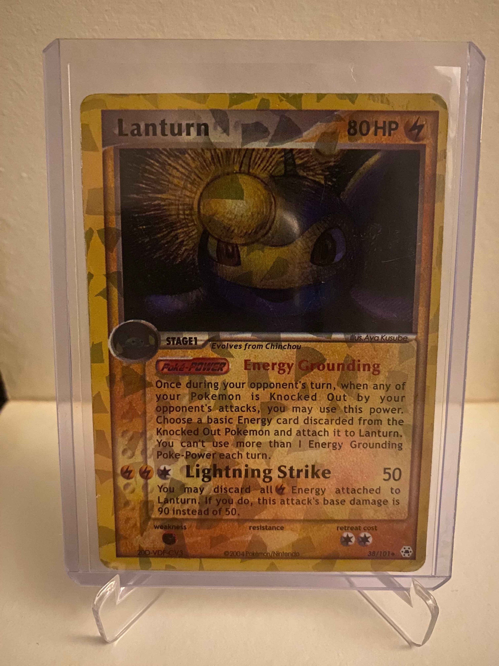 Pokemon kort EX Hidden Legends - Lanturn Reverse Holofoil (38/101) - Pokedexet