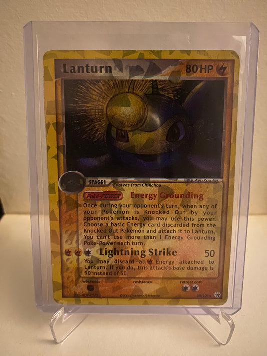 Pokemon EX Hidden Legends Lanturn Reverse Holofoil (38/101)
