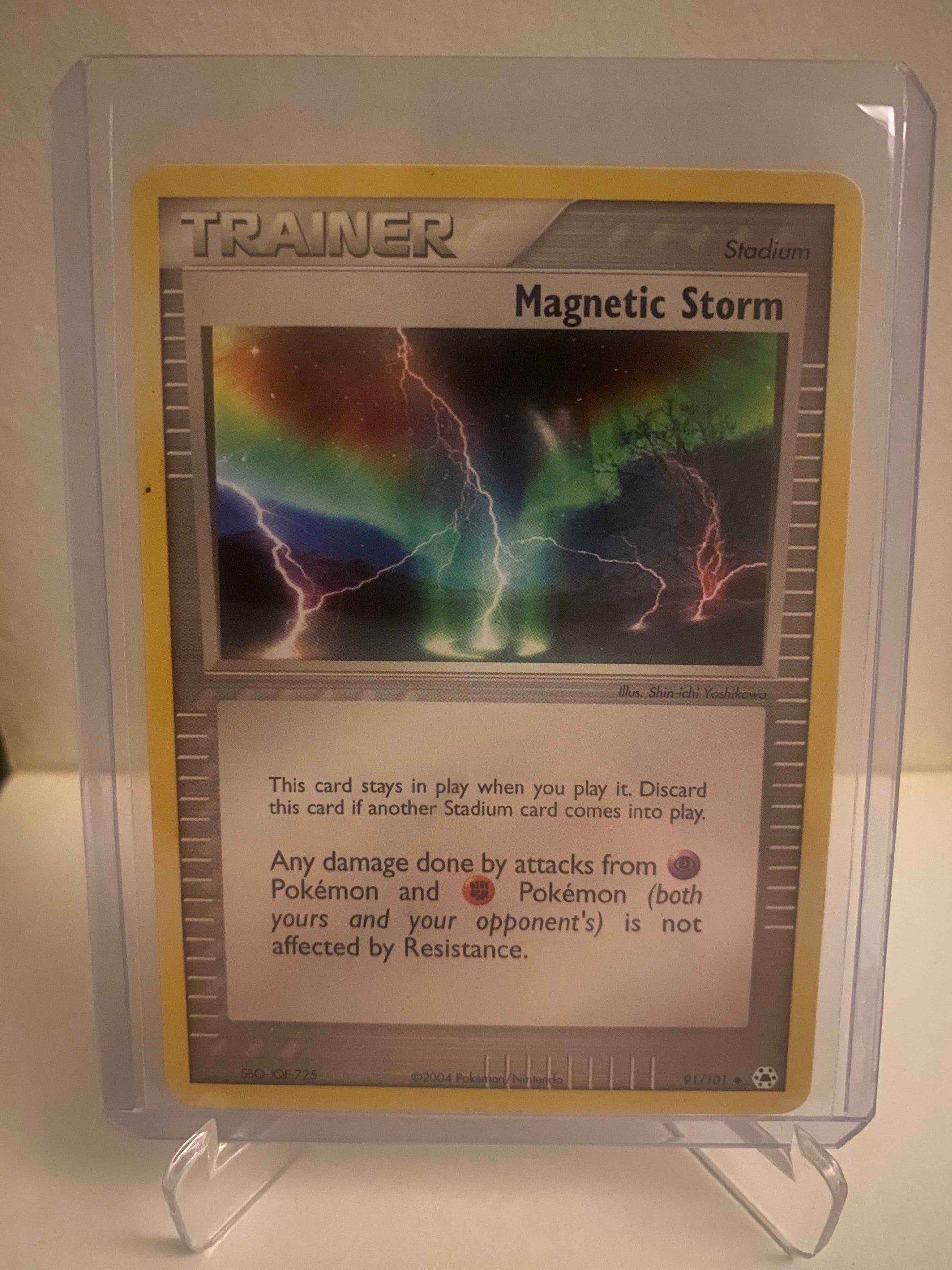Pokemon kort EX Hidden Legends - Magnetic Storm (91/101) - Pokedexet