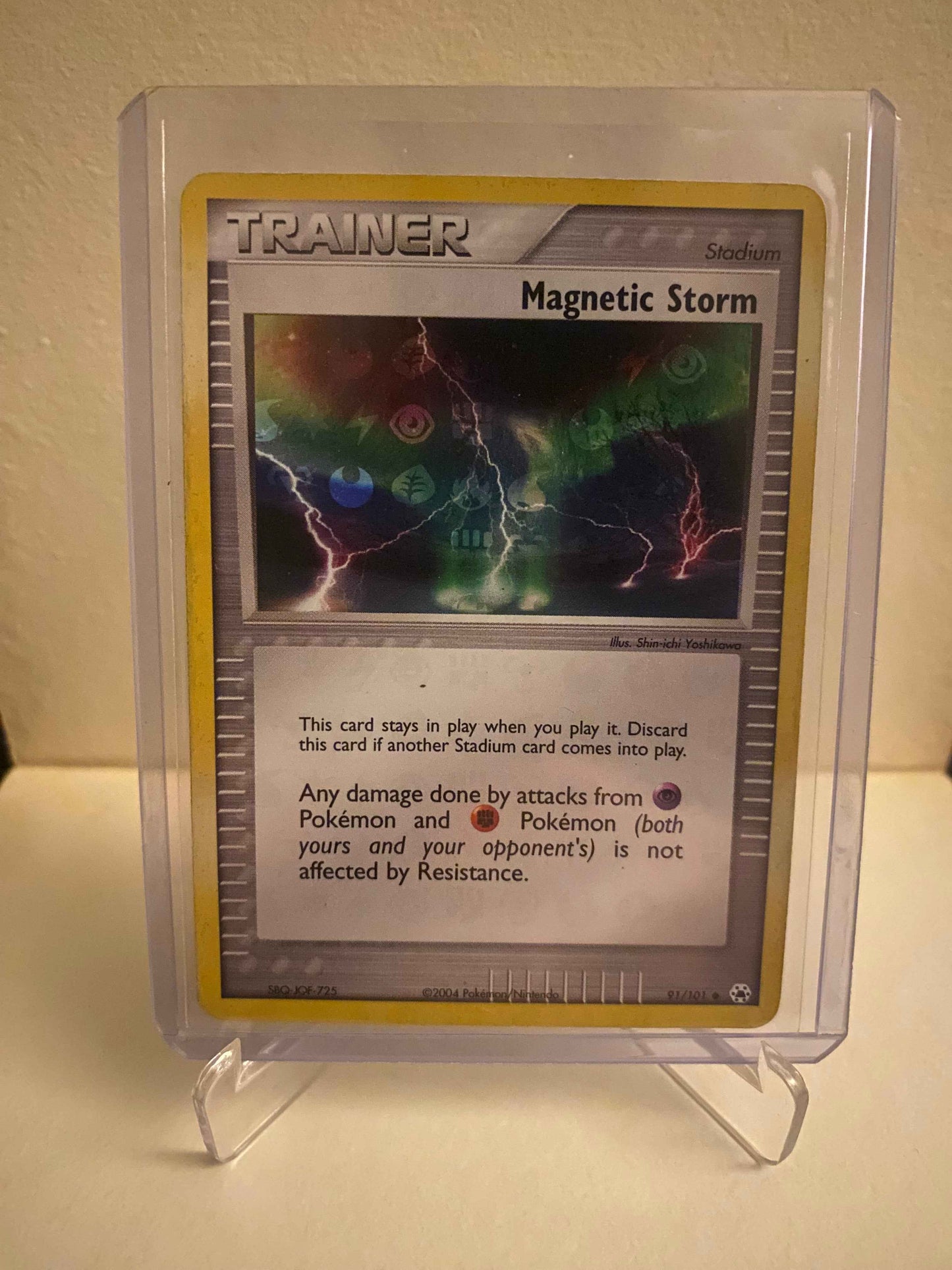Pokemon kort EX Hidden Legends - Magnetic Storm Holofoil (91/101) - Pokedexet