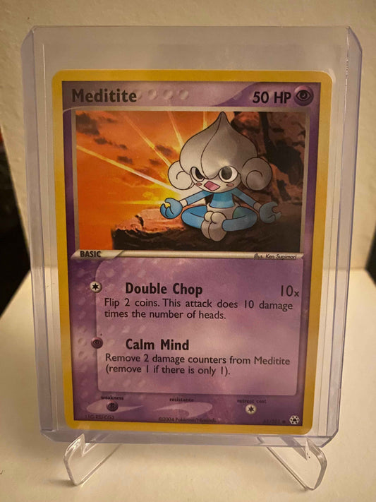 Pokemon kort EX Hidden Legends - Meditite (65/101) - Pokedexet