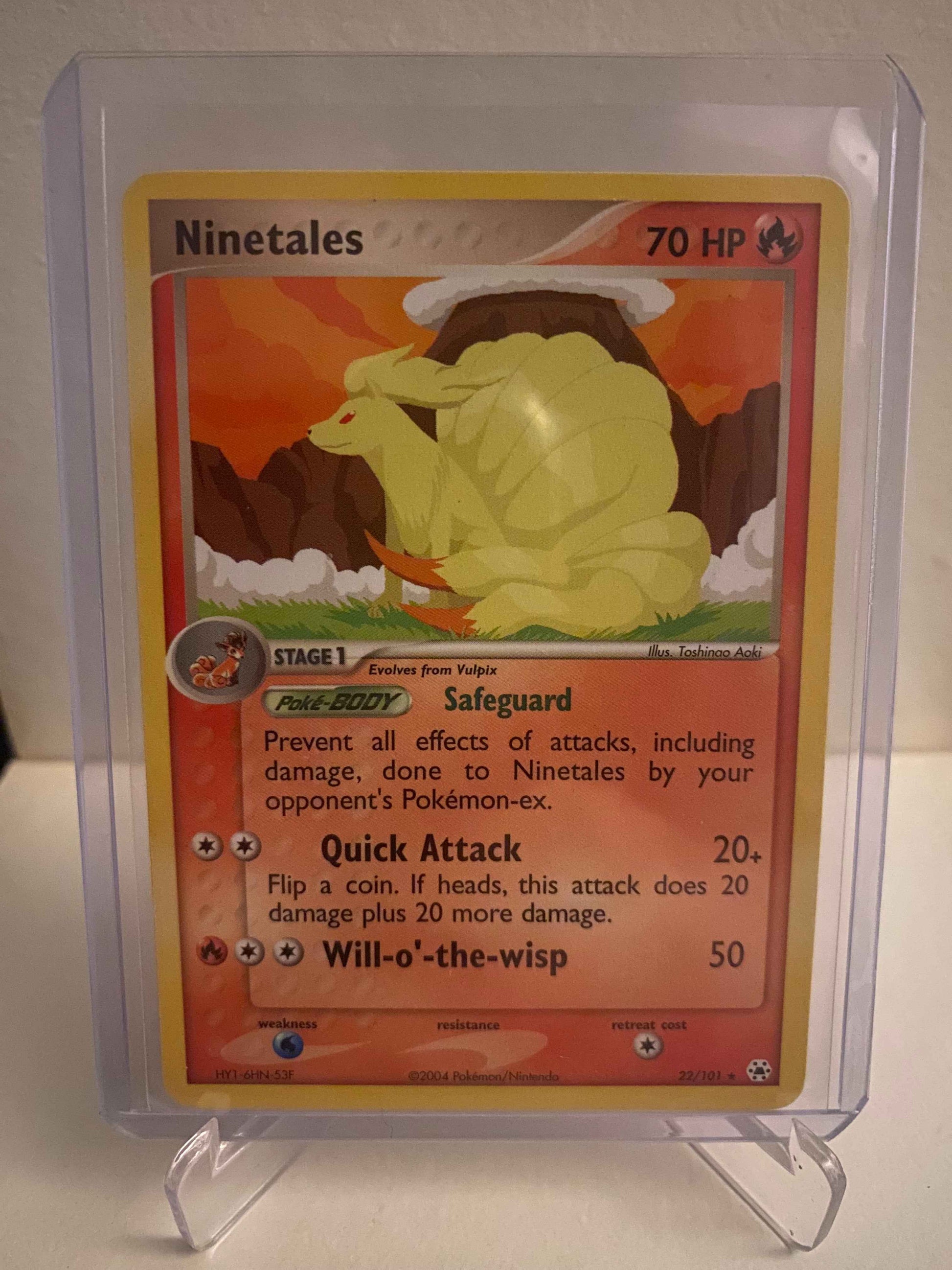 Pokemon kort EX Hidden Legends - Ninetales (22/101) - Pokedexet