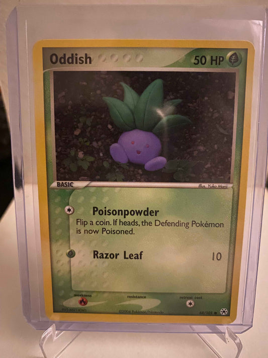 Pokemon kort EX Hidden Legends - Oddish (68/101) - Pokedexet