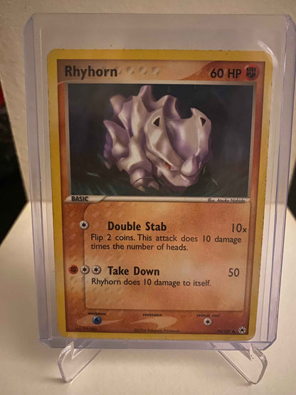 Pokemon kort EX Hidden Legends - Rhyhorn (70/101) - Pokedexet