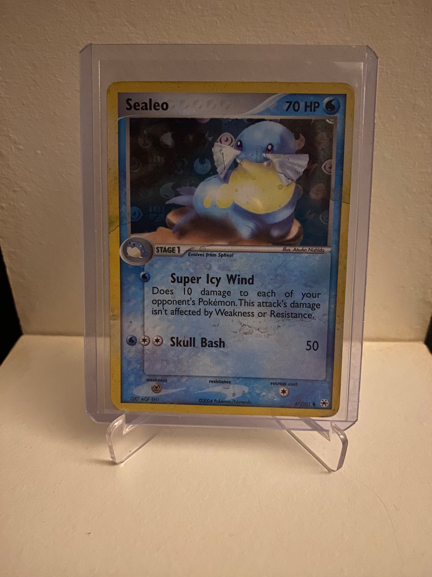 Pokemon kort EX Hidden Legends - Sealeo Reverse Holofoil (47/101) - Pokedexet