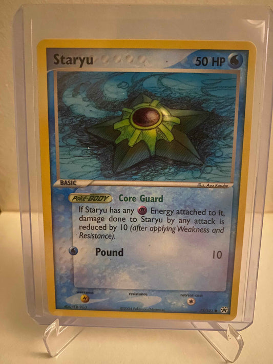 Pokemon kort EX Hidden Legends - Staryu (75/101) - Pokedexet