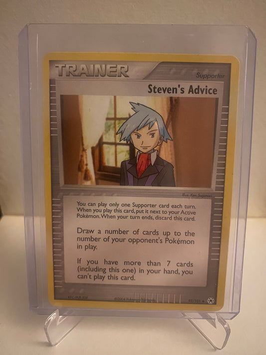 Pokemon EX Hidden Legends Steven´s Advice (92/101)