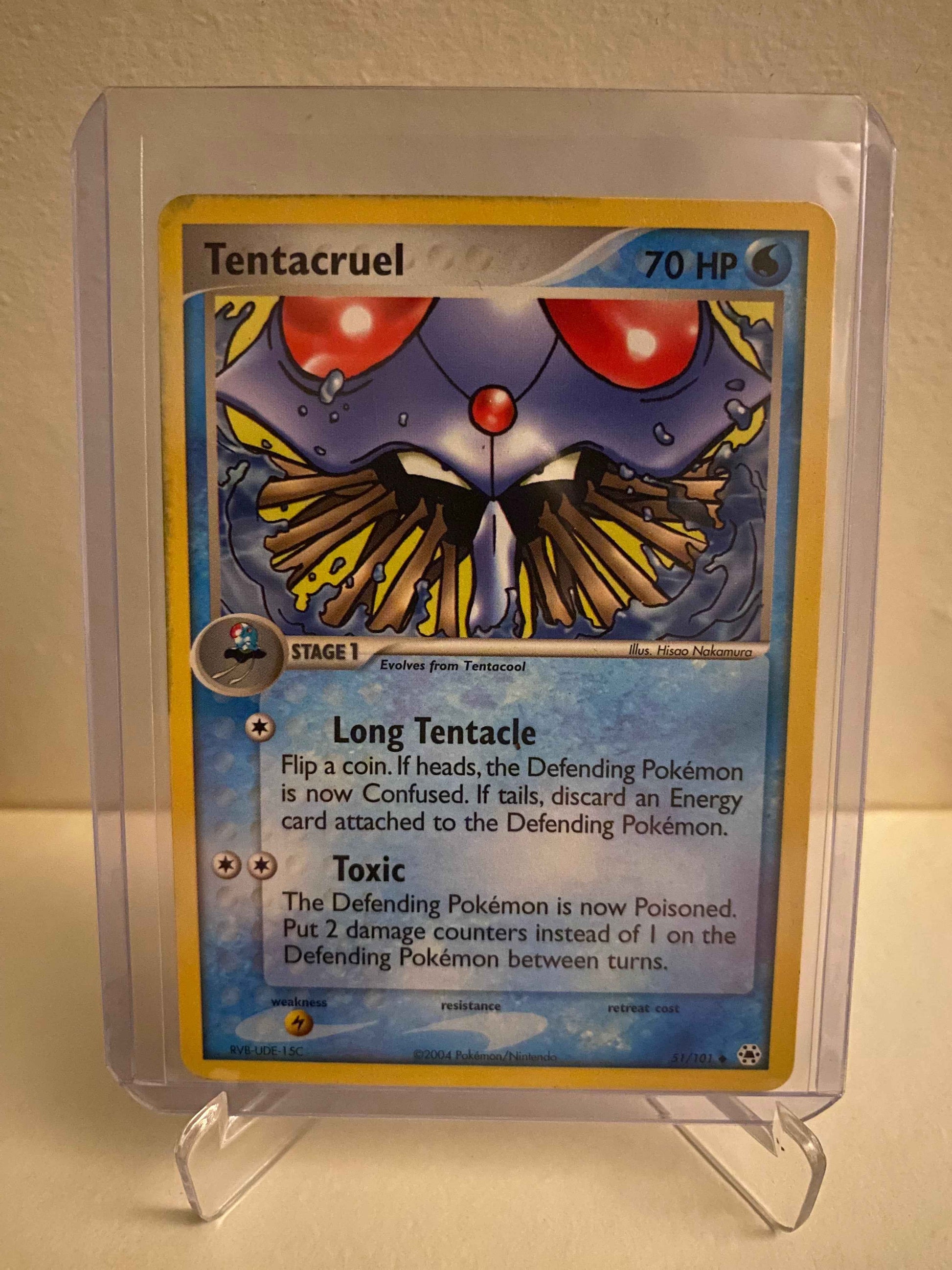 Pokemon kort EX Hidden Legends - Tentacruel (51/101) - Pokedexet