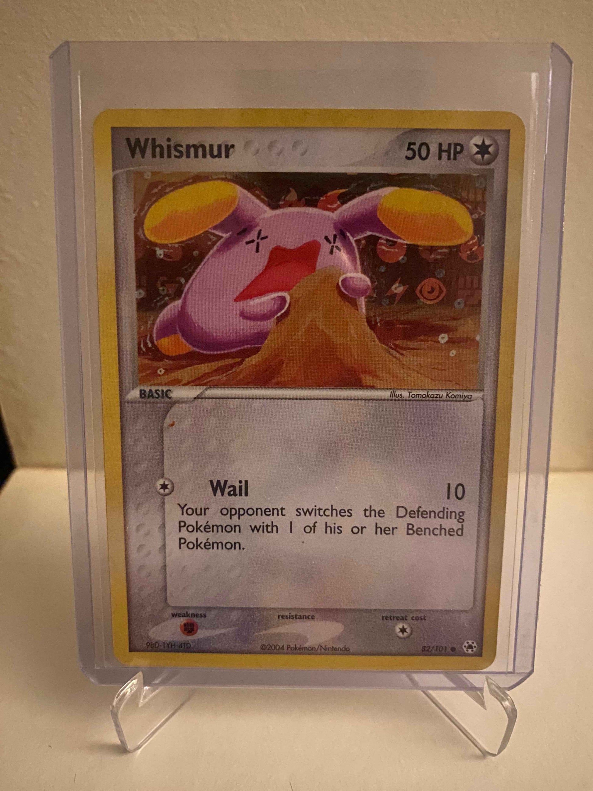 Pokemon kort EX Hidden Legends - Whismur Holofoil (82/101) - Pokedexet