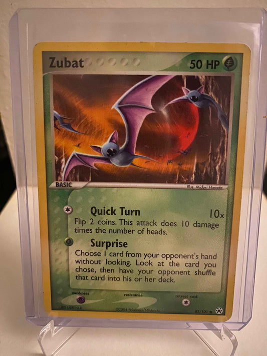 Pokemon kort EX Hidden Legends - Zubat (83/101) - Pokedexet