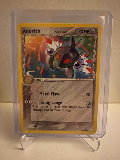 Pokemon kort EX Holon Phantoms - Anorith Delta Species (57/110) - Pokedexet