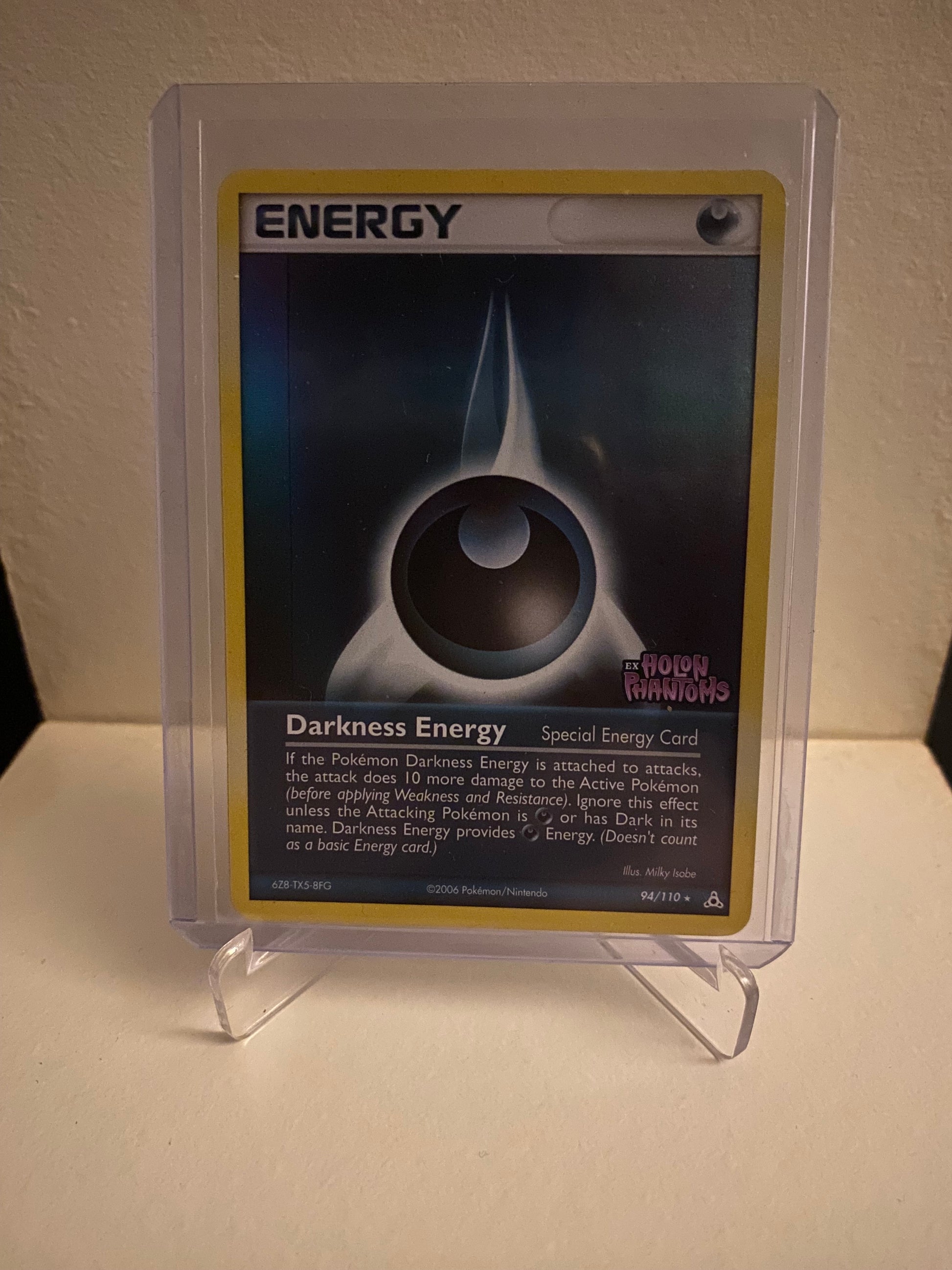 Pokemon kort EX Holon Phantoms - Darkness Energy Reverse Holofoil (94/110) - Pokedexet