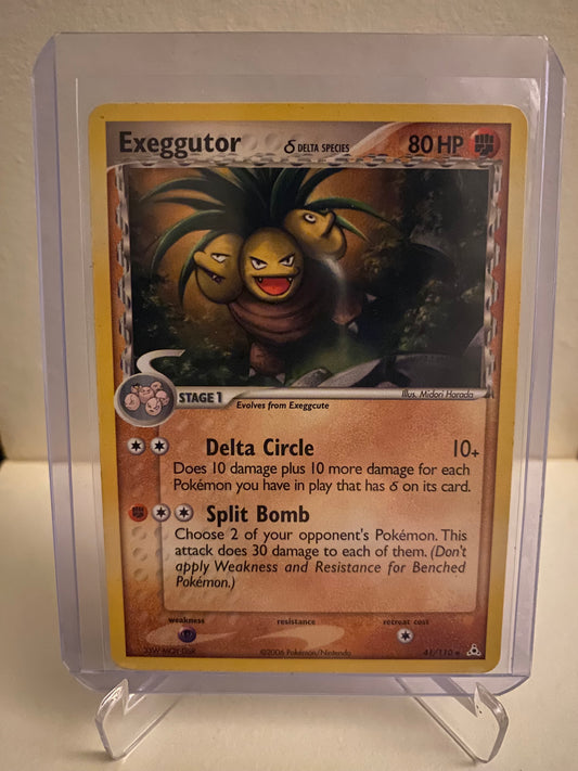 Pokemon EX Holon Phantoms Exeggutor Delta Species (41/110)